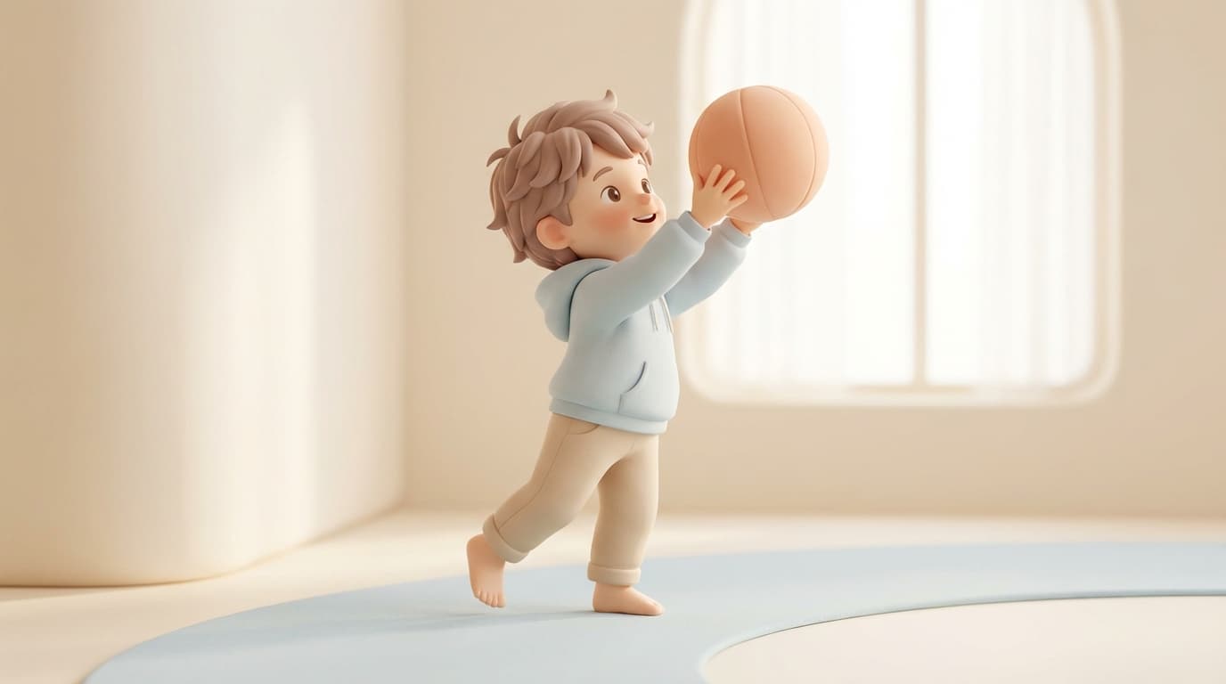 کودک فعال در حال بازی؛ نقش پروتئین در انرژی و رشد عضلات